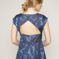 Fit & Flare brocade print dress