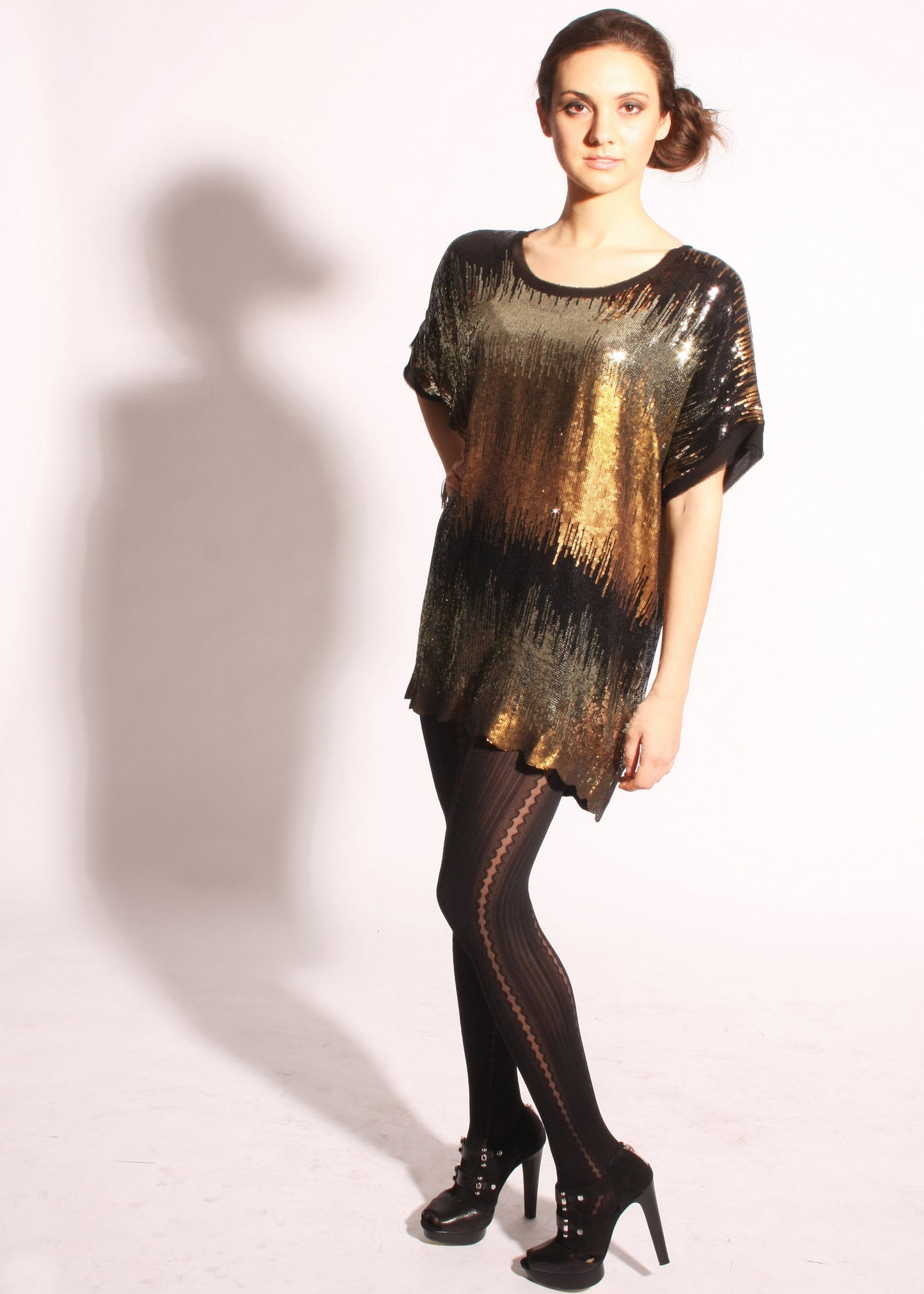 Multicolored sequins tunic dress- SOLD OUT