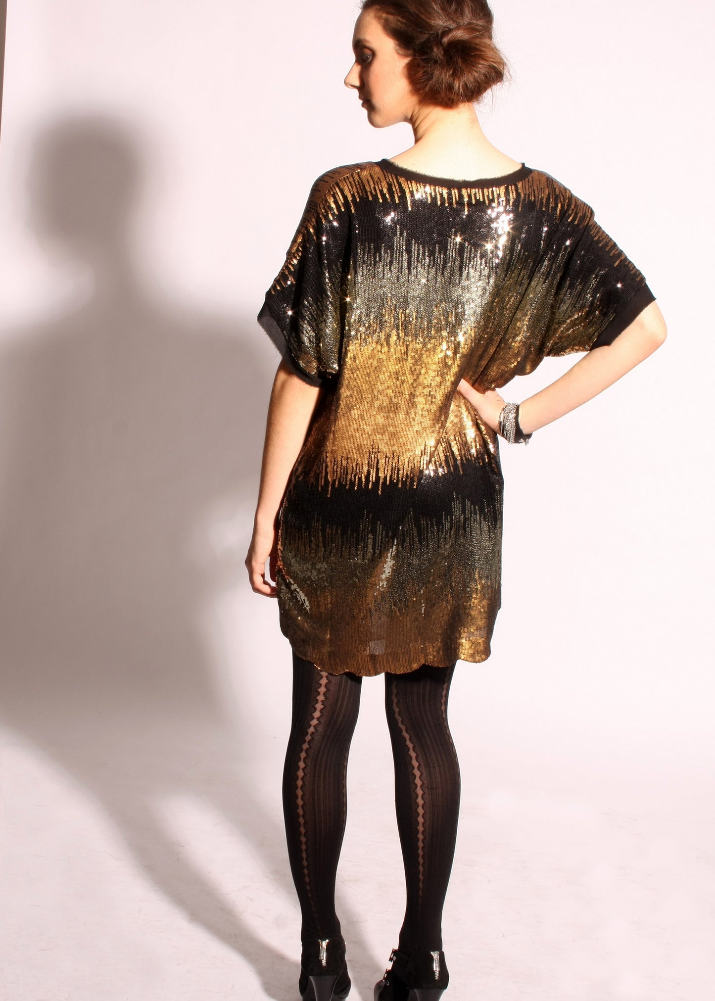 Multicolored sequins tunic dress- SOLD OUT