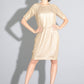 Tressa - Metalic gold all over sequins holiday dress