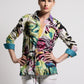 Multi color print button down shirt - SOLD OUT