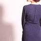 Saira - Silk swiss dotted, fitted waist, wrap skirt dress