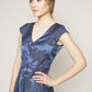 Fit & Flare brocade print dress