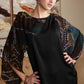 Liza - Silk draped sleeves top - SOLD OUT