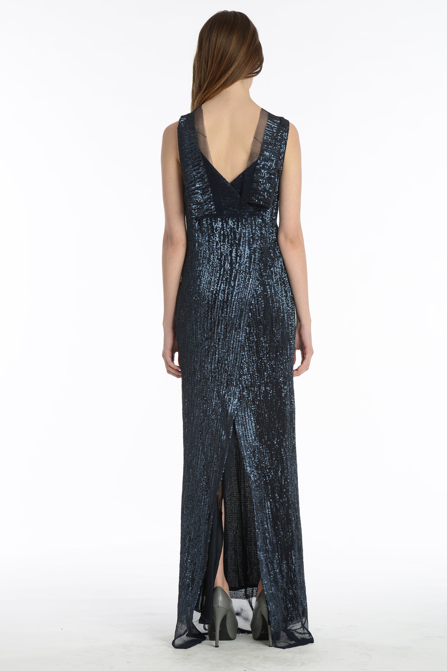 Slinky sequins bodycon cocktail gown T.Tandon Slinky sequins bodycon cocktail gown T.Tandon