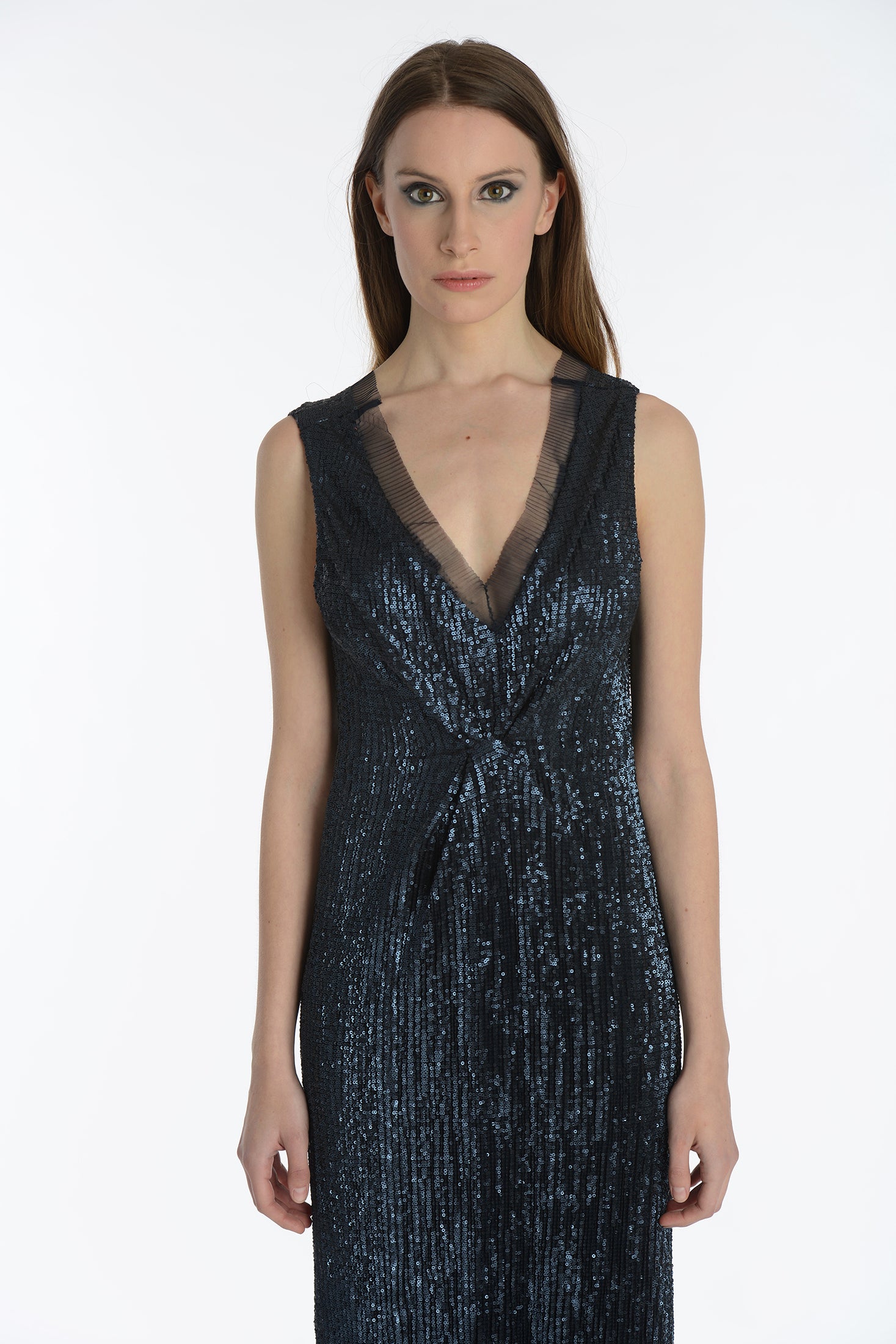 Slinky sequins bodycon cocktail gown T.Tandon Slinky sequins bodycon cocktail gown T.Tandon