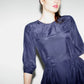 Silk rouched shoulder peplum blouse - SOLD OUT
