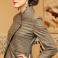 Leather quitled jacket