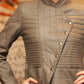 Leather quitled jacket
