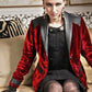 Silk velvet & leather jacket - SOLD OUT