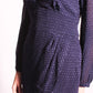 Saira - Silk swiss dotted, fitted waist, wrap skirt dress