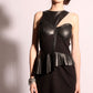 Leather / Ponte vixen dress