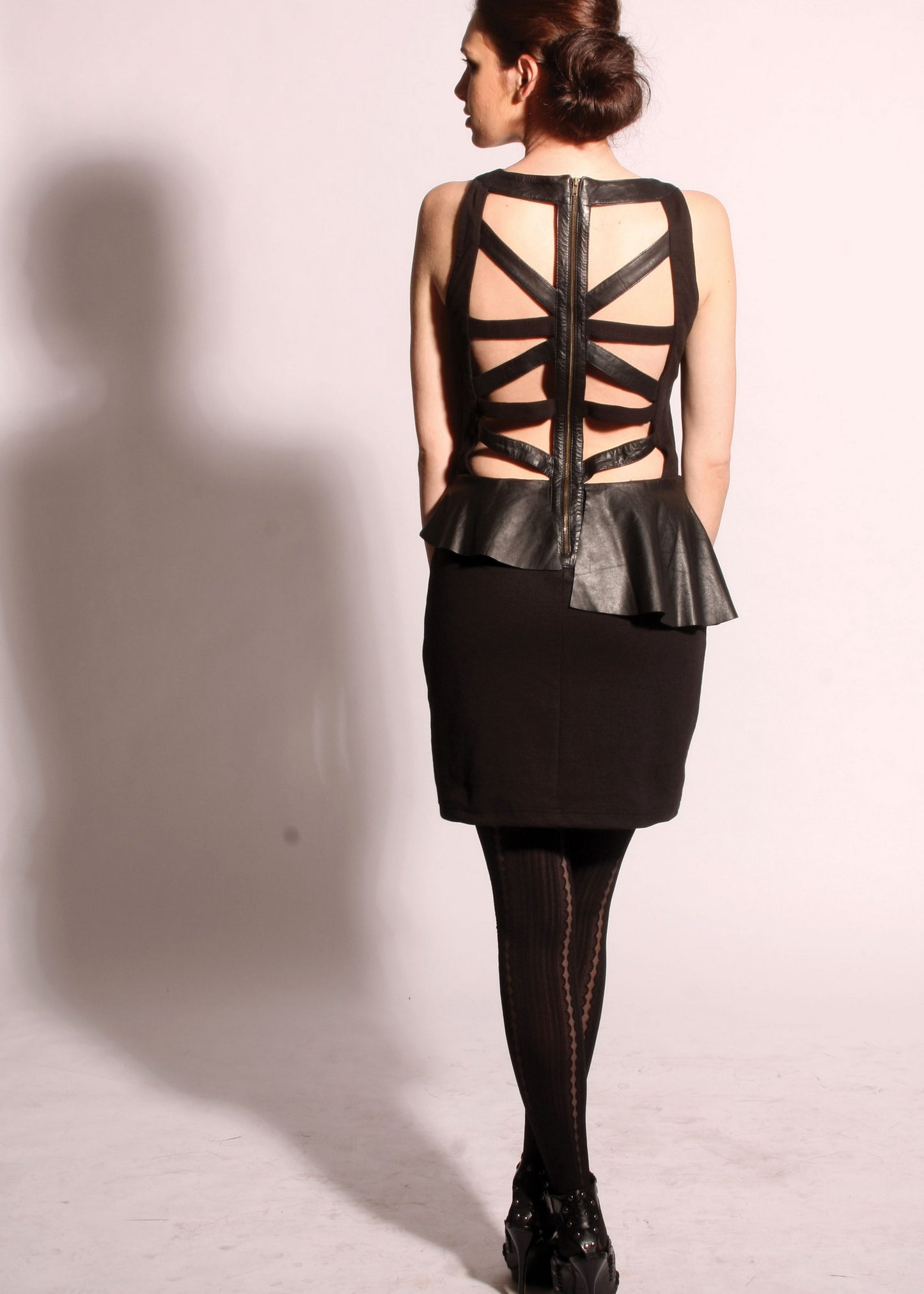 Leather / Ponte vixen dress