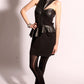 Leather / Ponte vixen dress