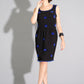 Audrey- Sheath dress with 3-D contrast beading- SOLD OUT
