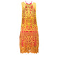 Sunset ombre crochet lace dress