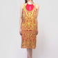 Sunset ombre crochet lace dress