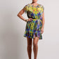Multi color digital print dress