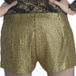 Gold Sequin Shorts