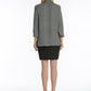 Tulip sleeve button down shirt with lace detail