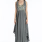 Brocade bodice Silk handkerchief hem gown- SOLD OUT