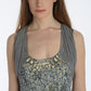 Brocade bodice Silk handkerchief hem gown- SOLD OUT
