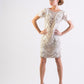 Dangling Lace overlay ponte knit body-con dress - SOLD OUT