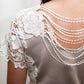 Dangling Lace overlay ponte knit body-con dress - SOLD OUT