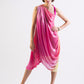 Aphrodite- Draped all over ombre sequin one shoulder dress - SOLD OUT