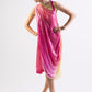 Aphrodite- Draped all over ombre sequin one shoulder dress - SOLD OUT